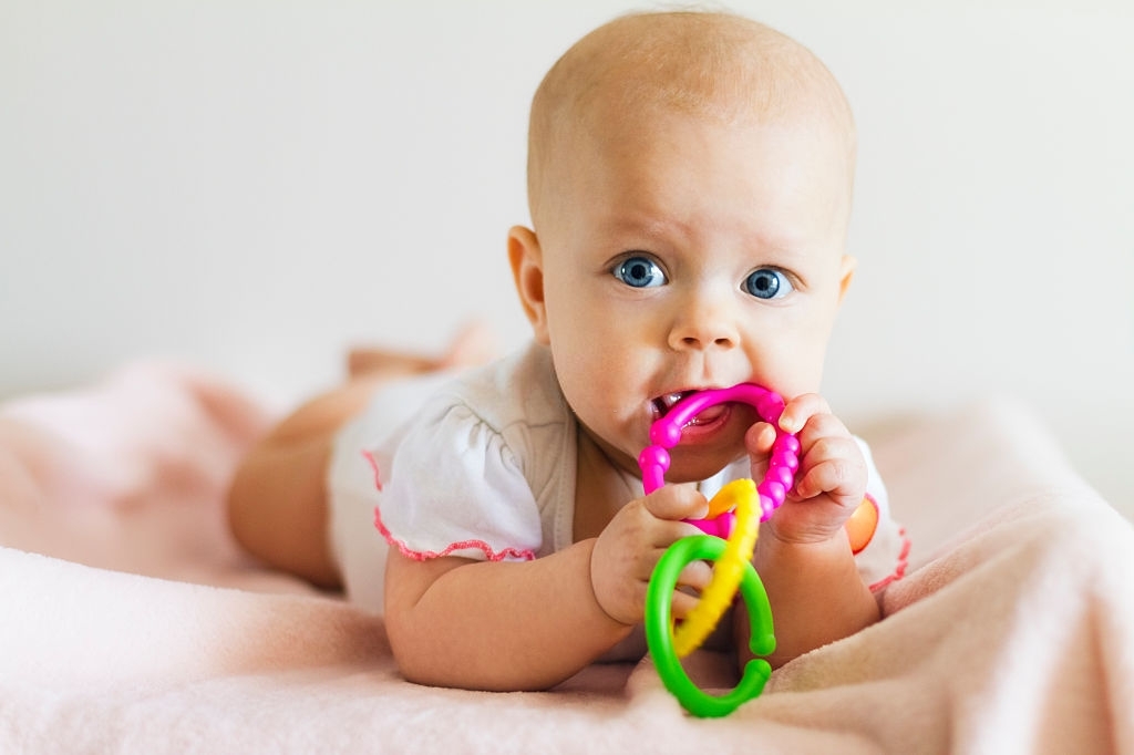 teething ring - remedies for 4 month old teething babies