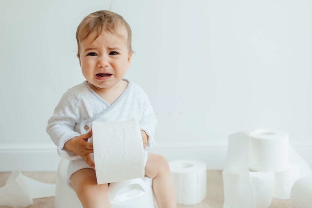 Severe diaper rash from diarrhea